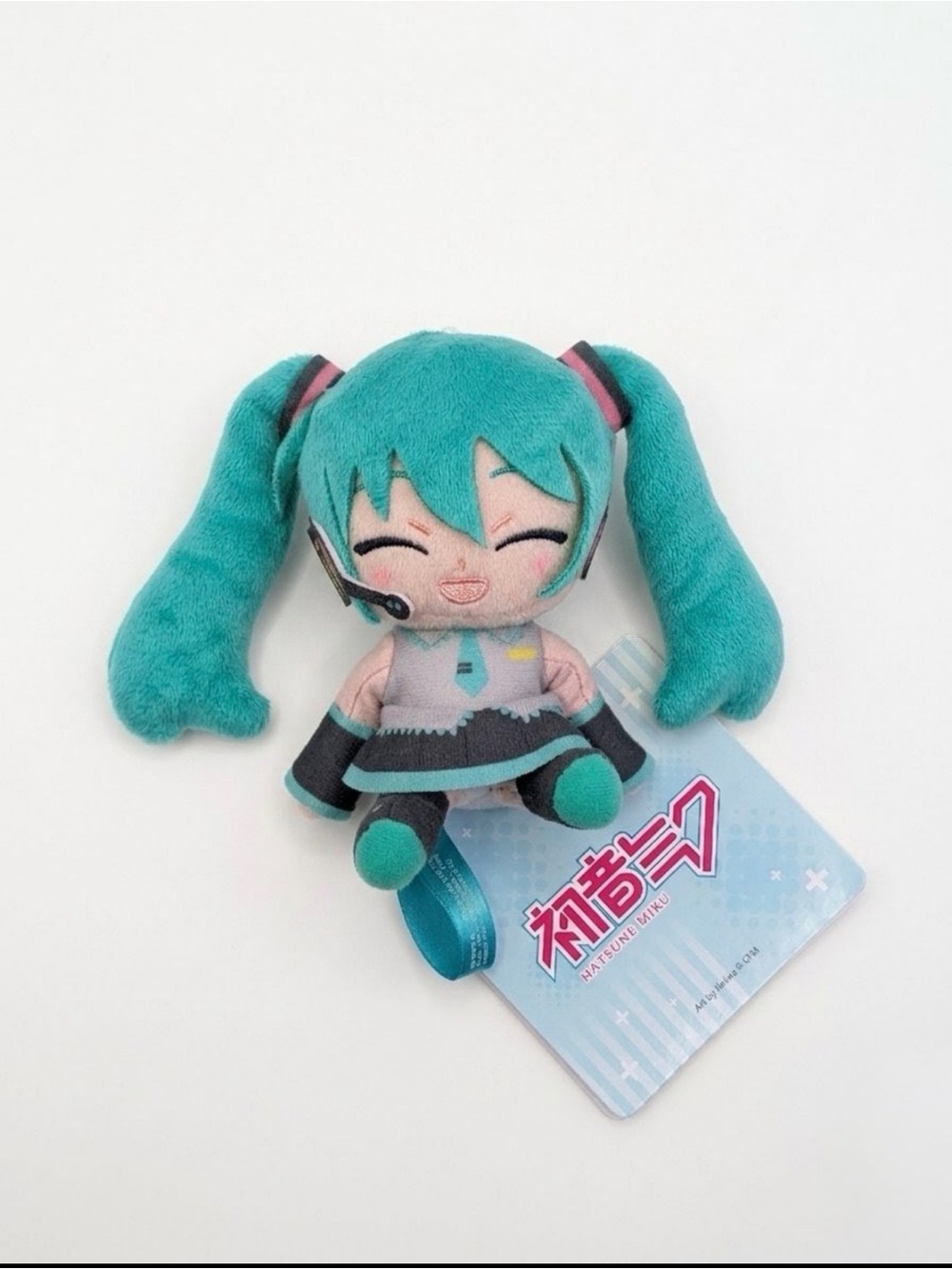 Hatsune Miku Vocaloid Series 3" Collectible Keychain Plush NWT